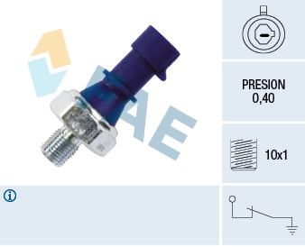 Sensor de pressão de óleo para Chevrolet Cruze J300