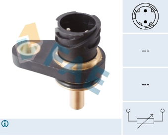 Sensor de temperatura do fluido de esfriamento para Renault Trucks MAGNUM IV 