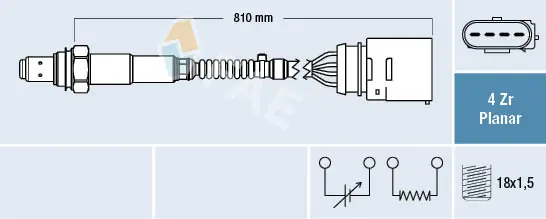 Compre 06A906262BB Lamborghini Sonda lambda, sensor de oxigênio depois de catalisador