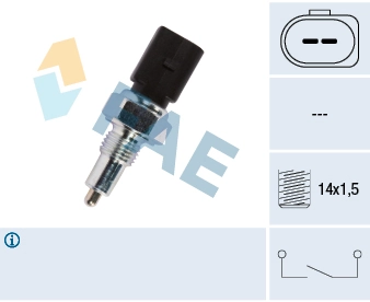 Sensor de ativação das luzes de marcha à ré para Audi 80 8C2