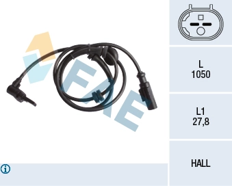 Sensor dianteiro de ABS Fiat Stilo  192 ao melhor preço