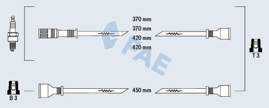 Fios de alta voltagem, kit Fiat Fiorino  146 Uno ao melhor preço