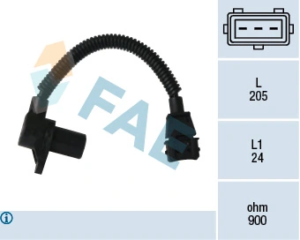 Sensor de posição (de revoluções) de cambota para KIA Carnival VQ