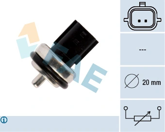 Sensor de temperatura do fluido de esfriamento Renault Master III FV ao melhor preço