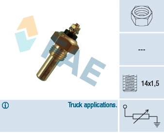 Sensor de temperatura do fluido de esfriamento Scania 003090651 preço, a partir de 5,50 USD