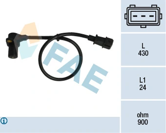 E049166000206 Foton Sensor de posição (de revoluções) de cambota