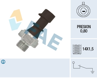 Sensor de pressão de óleo para Iveco Daily 