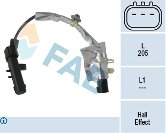 Sensor de posição (de revoluções) de cambota para Land Rover Range Rover L322