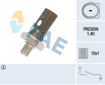 Sensor de pressão de óleo Skoda SuperB I 3U4 ao melhor preço