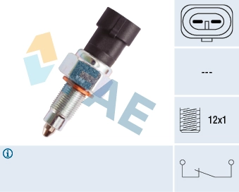 Sensor de ativação das luzes de marcha à ré ERA Benelux 330867