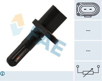 Sensor de temperatura da mistura de ar Volkswagen Golf 6 5K1