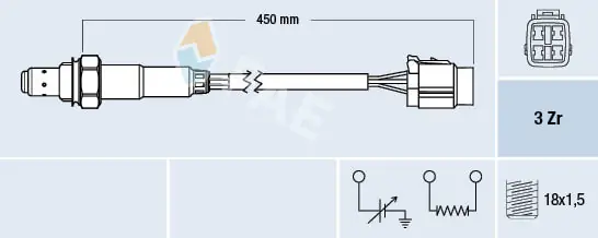 Compre Sonda lambda, sensor de oxigênio Subaru Legacy 2