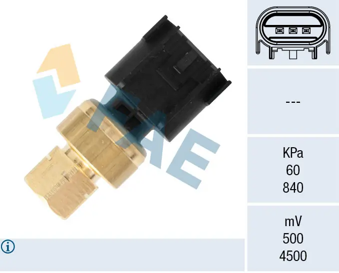 Sensor de pressão de combustível para Chevrolet Orlando  J309