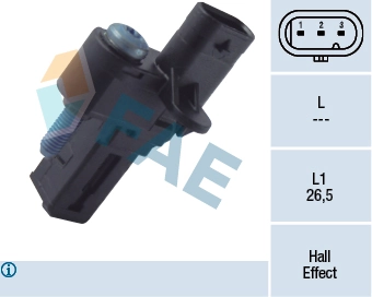 Sensor de posição (de revoluções) de cambota Peugeot 408   ao melhor preço
