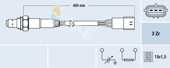 Sonda lambda, sensor de oxigênio até o catalisador NGK 457 preço, a partir de 87,41 USD