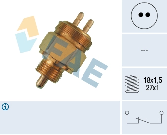 0501305308 ZF Parts Sensor de ativação das luzes de marcha à ré