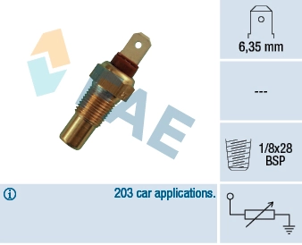 Sensor de temperatura do fluido de esfriamento Suzuki Swift II EA ao melhor preço