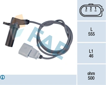 Sensor de posição (de revoluções) de cambota NGK 81163 preço, a partir de 37,17 USD