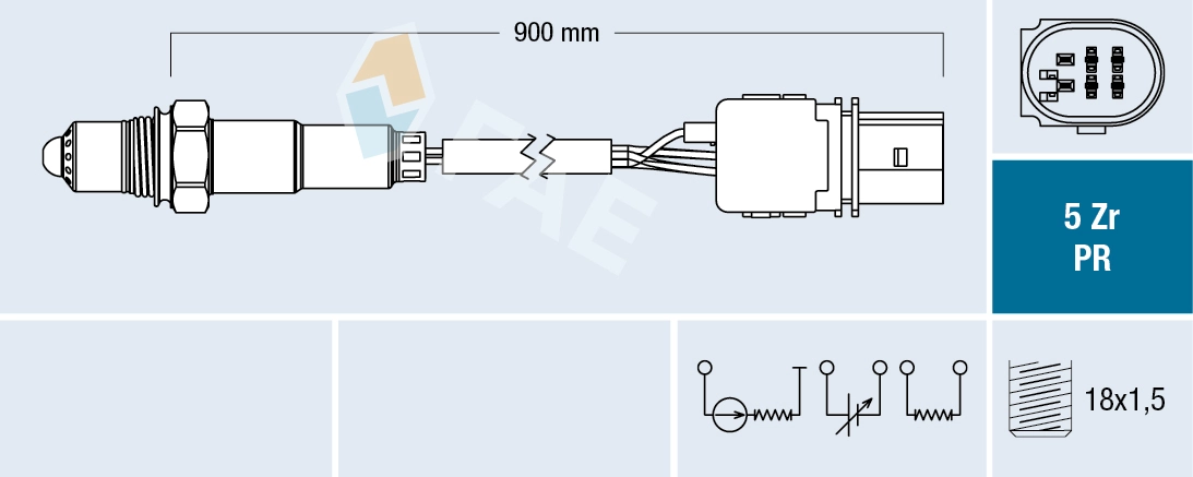 Sonda lambda, sensor de oxigênio até o catalisador Peugeot/Citroen 55574474 preço, a partir de 143,80 USD