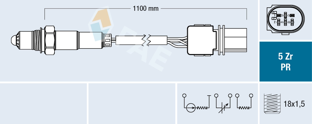 Sonda lambda, sensor de oxigênio Seat Toledo III 5P2 ao melhor preço