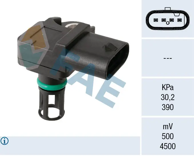 Sensor de pressão no coletor de admissão, MAP General Motors 1247671 preço, a partir de 112,67 USD