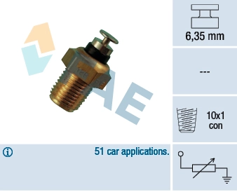 047919501A VAG Sensor de temperatura do fluido de esfriamento