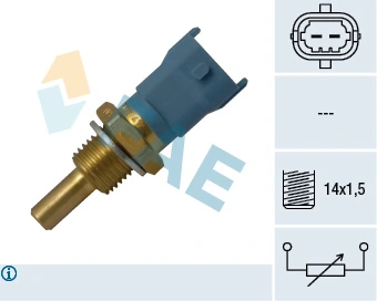 Sensor de temperatura do fluido de esfriamento V836667732 Fendt