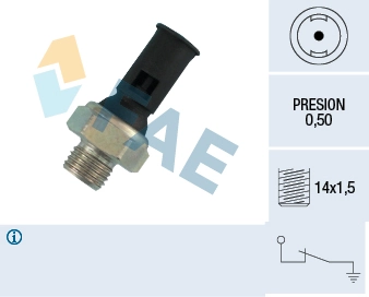 Sensor de pressão de óleo para Volvo S60 RS, RH