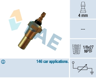Sensor de temperatura do fluido de esfriamento Suzuki Alto III EF ao melhor preço