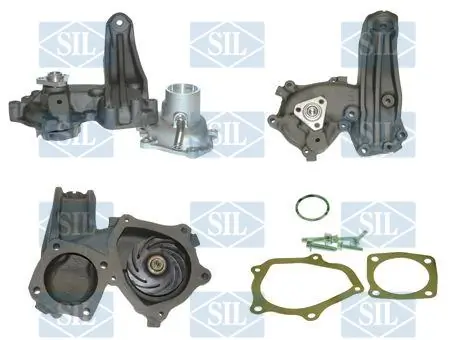 Bomba de água (bomba) de esfriamento, montada com caixa 46409134 Fiat/Alfa/Lancia