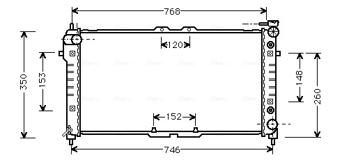 Radiador de esfriamento de motor Mazda FS1115200C preço, a partir de 128,29 USD