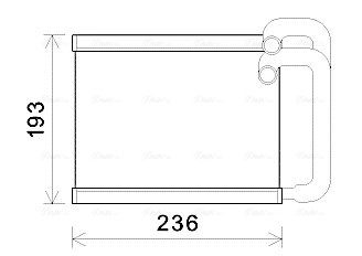 Radiador de forno (de aquecedor) para Hyundai Sonata YF