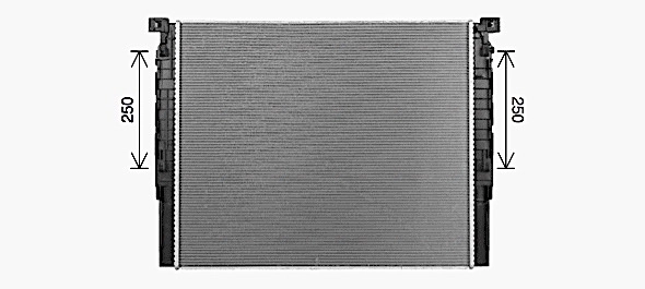 Compre 20E1082K Polcar Radiador de esfriamento de motor