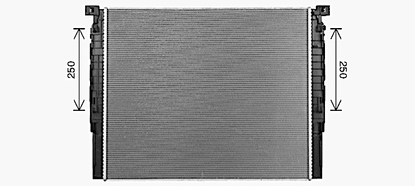  Radiador de esfriamento de motor BMW 5 sedan (G30, F90) (2016 - 2026) 