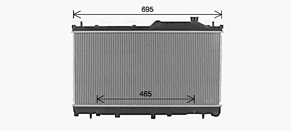 Compre Radiador de esfriamento de motor Subaru Forester 4