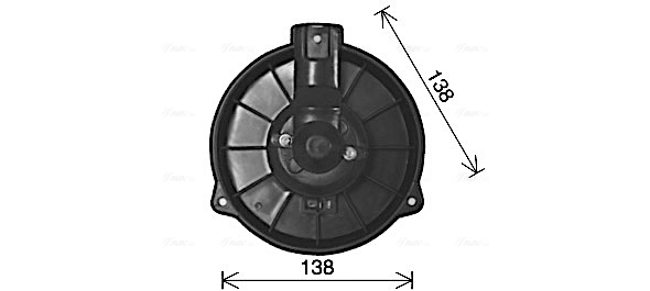 3807NU1 Polcar Motor de ventilador de forno (de aquecedor de salão)