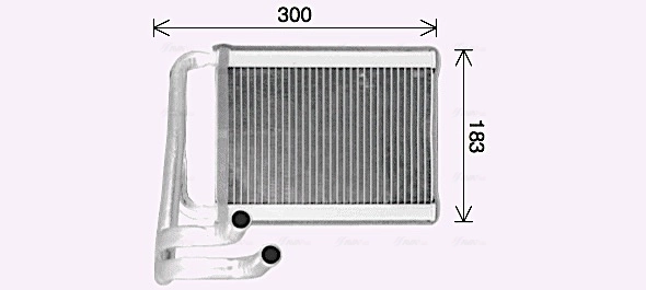 Radiador de forno (de aquecedor) para Hyundai Ix35 LM