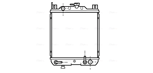 550077 NRF Radiador de esfriamento de motor