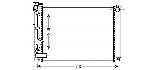 Radiador de esfriamento de motor Toyota 1604120303 preço, a partir de 180,38 USD