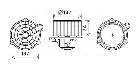 Compre 4026NU1 Polcar Motor de ventilador de forno (de aquecedor de salão)