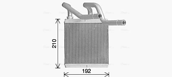  Radiador de forno (de aquecedor) Nissan X-Trail SUV (T31) (2007 - 2014) 