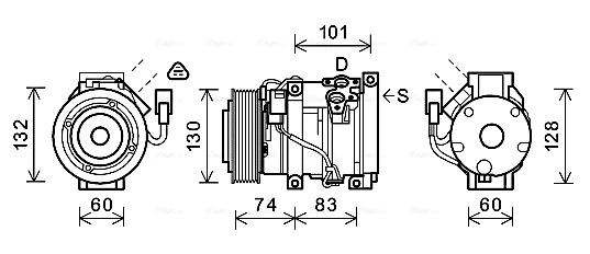  para Toyota Camry  (V30)
