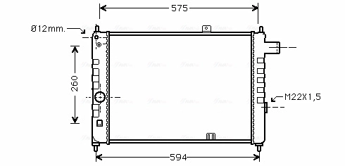 Radiador de esfriamento de motor VAG DRM20004 preço, a partir de 78,32 USD