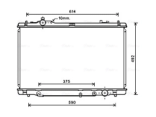 Radiador de esfriamento de motor Toyota 1640038200 preço, a partir de 214,79 USD