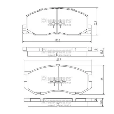 Compre 0446528290 Toyota Sapatas do freio dianteiras de disco