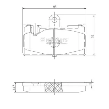 Sapatas do freio traseiras de disco Lexus LS  UCF30