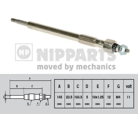 Vela de incandescência para Isuzu Trooper  