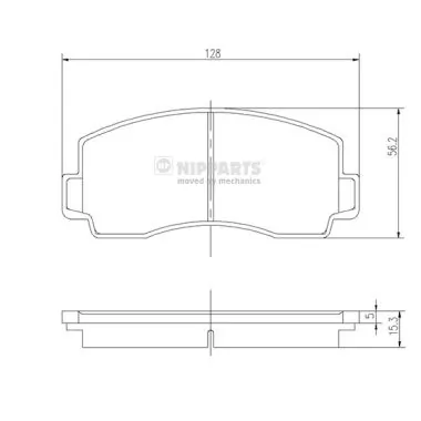 Compre MB150673 Mitsubishi Sapatas do freio dianteiras de disco
