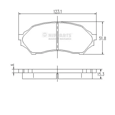 Compre BJYD3323Z Hyundai/Kia Sapatas do freio dianteiras de disco