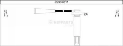 Fios de alta voltagem, kit para Subaru Legacy III BE, BH